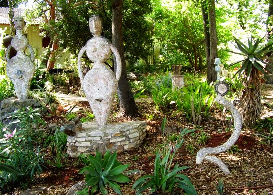 Adam and Eve and the Snake in Kibutz Eilon, Israel